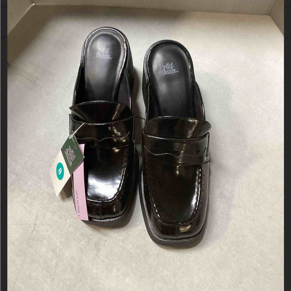 Wild Fable Women's Black Mule Heels - Picture 2 of 2